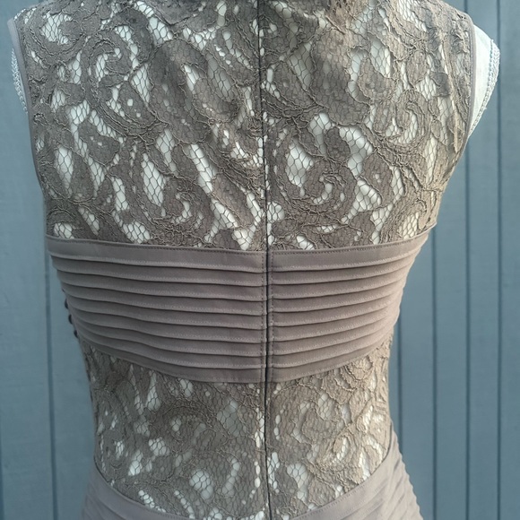 Tadashi Shoji Gold Sheath Halter Midi Dress - Picture 9 of 11